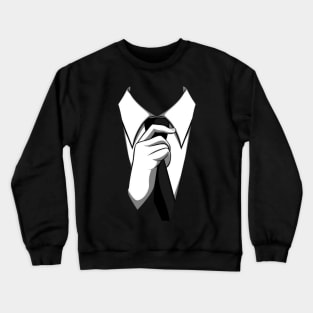 Anonymous suit Crewneck Sweatshirt